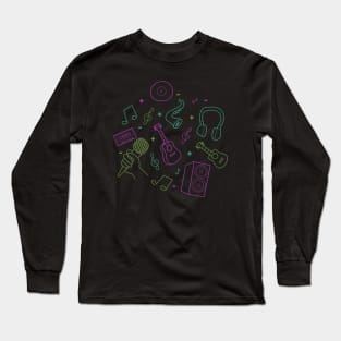 music instrument apparatus related to music Long Sleeve T-Shirt